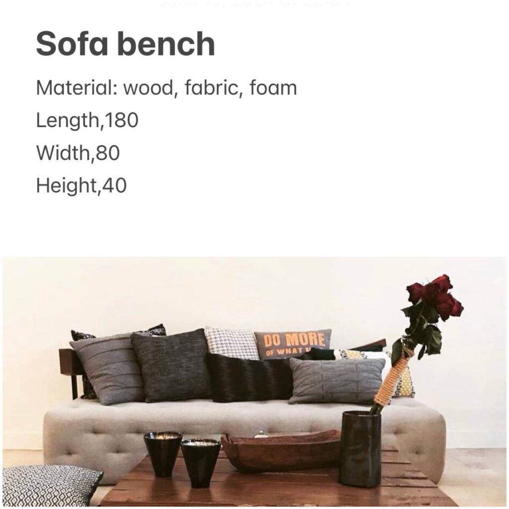 Sofa Bench