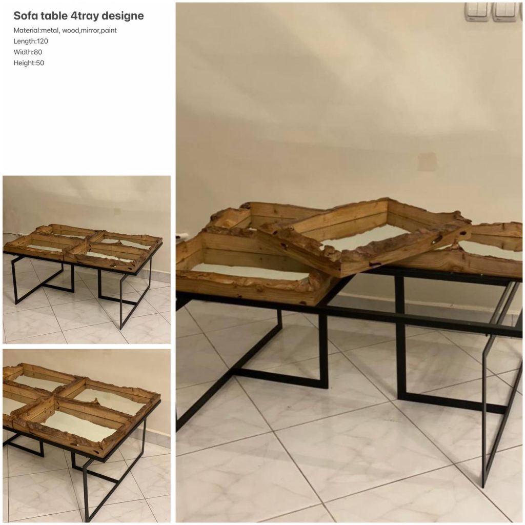 Sofa Table 4Tray Design